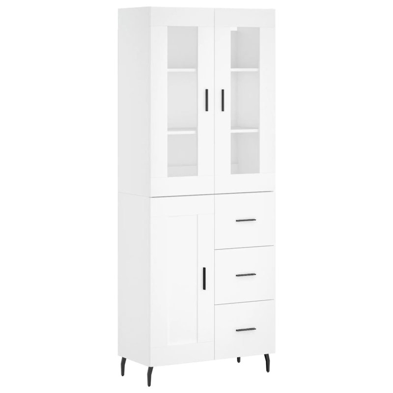 Ridgehaven 69.5cm Wide Highboard, White