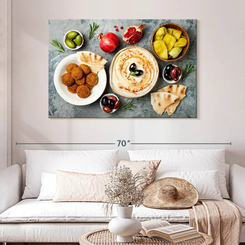 Yarlin, cuisine traditionnelle arabe, H 32 po x l 48 po