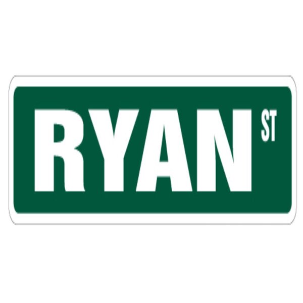 SignMission Ryan Street Sign Childrens Name Room | Wayfair