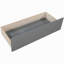 Lit plateforme simple avec rangement en bois massif