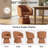 Swivel Barrel Accent Chair, Soft Chenille Fabric, Deep Cushioned Seat-1869266527