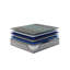 Matelas simple de 11 po, mousse de soutien, de couleur grise et bleue, roulement à bord réduit-858647490