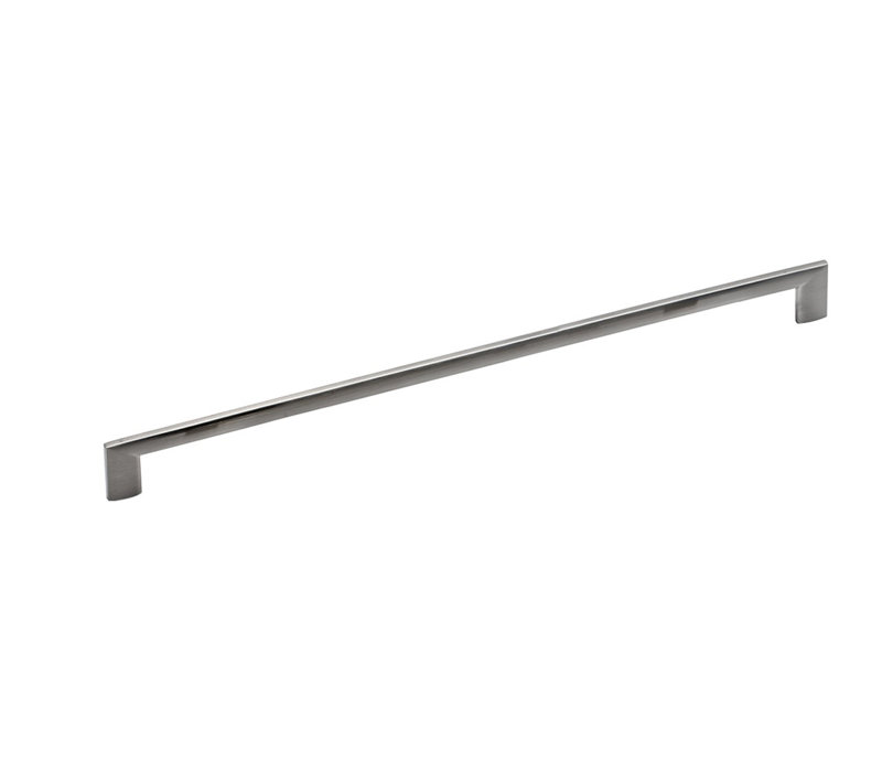 Poignée barre 15 1/8" au centre, Nickel brossé