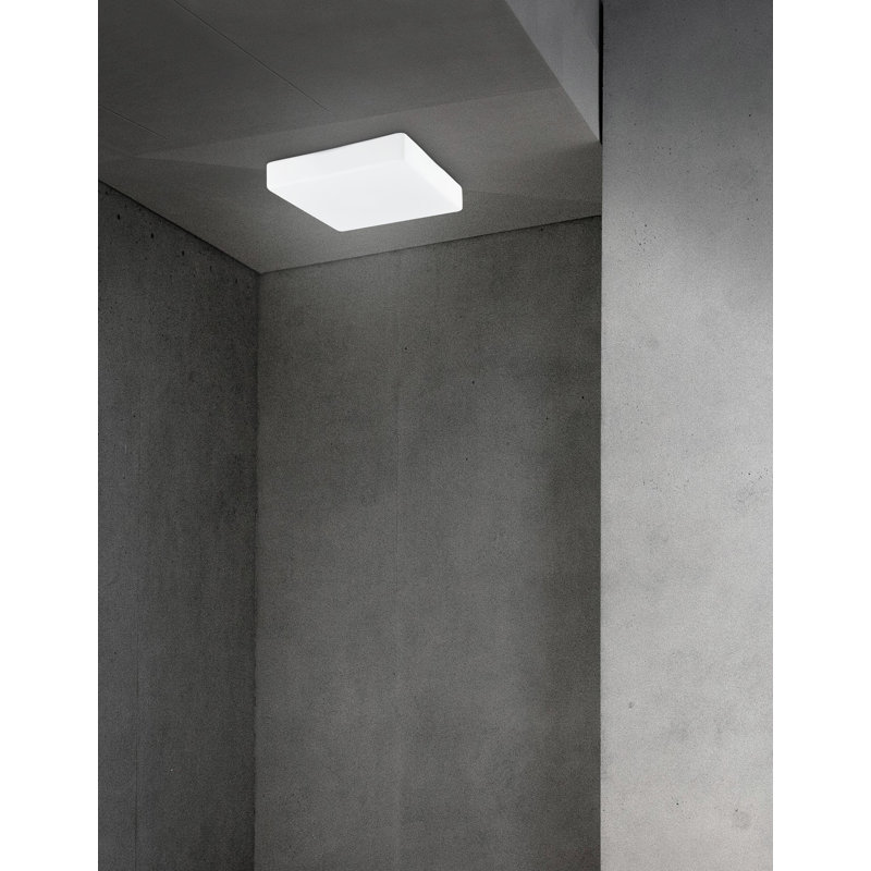 Cube Glass Flush Mount