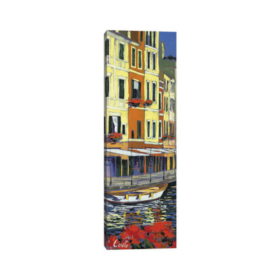 Promenade Di Portofino by Daniela Corallo - Wrapped Canvas Panoramic Print