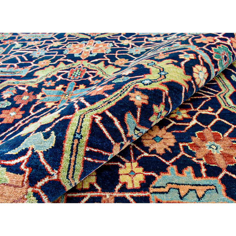 Wool Oriental Area Rug, Rectangle 9' x 12'