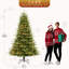 Arbre de Noël artificiel articulé vert 7,5 pi avec télécommande, 2992 pointes, 750 lumières DEL et 26 modes d'éclairage pour la maison, décoration de fête