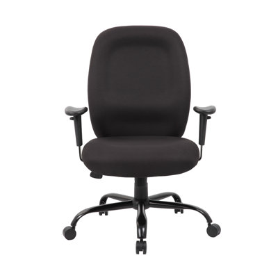 Piny Rolling Oversized Swivel Chair, Adjustable, Black, 400Lbs