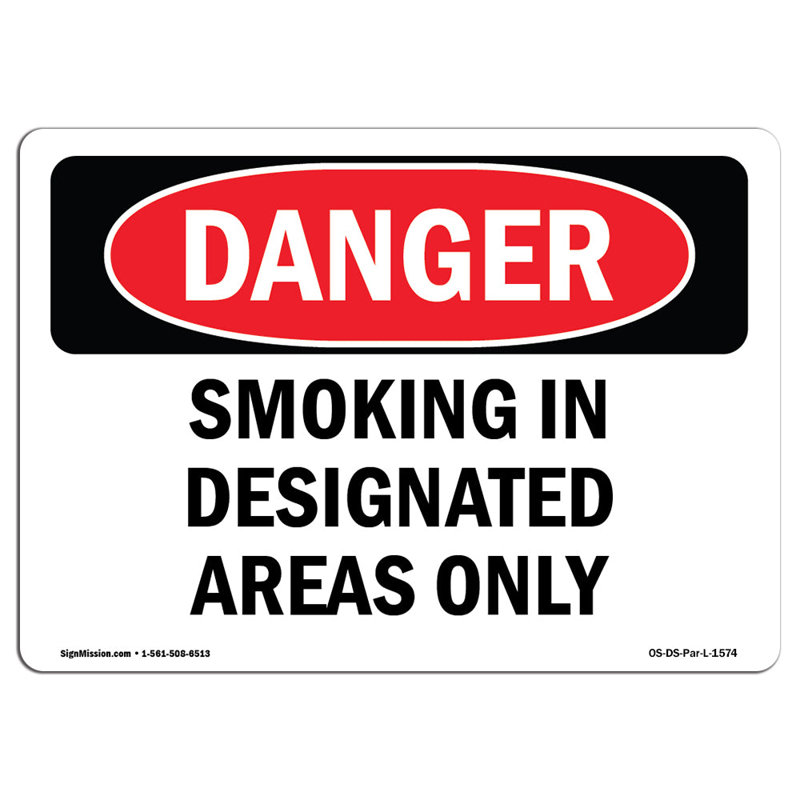 Signe de danger, H 18 po x l 24 po x P 0,1 po
