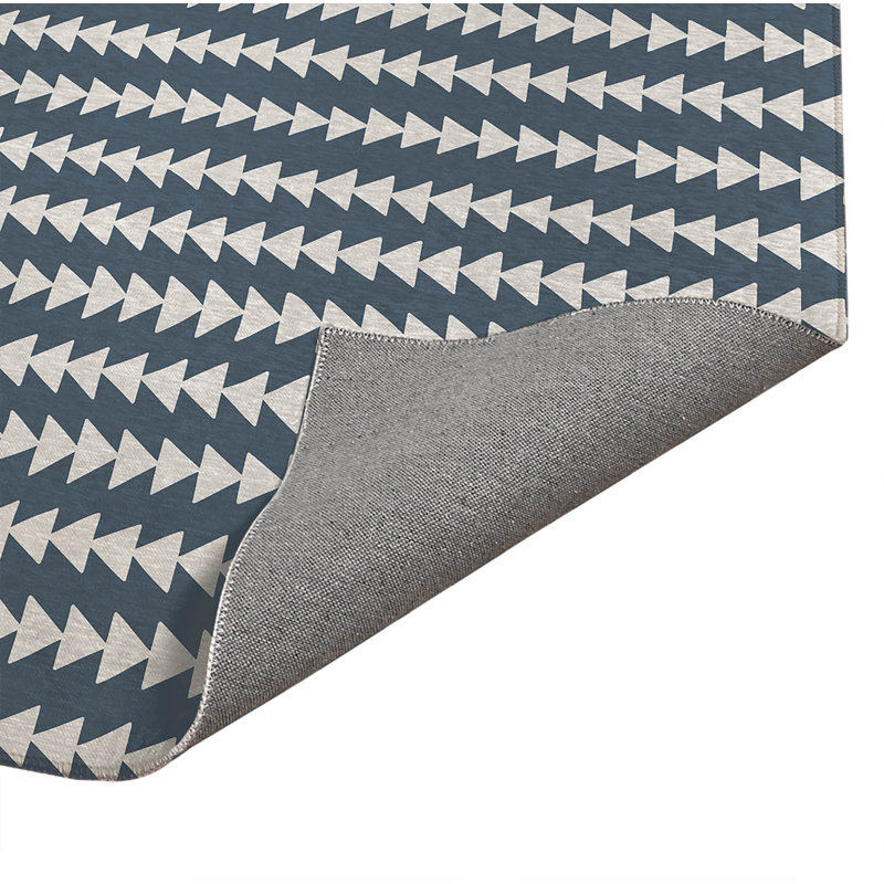 Paillasson Tribal, Bleu, L 24 po x L 36 po