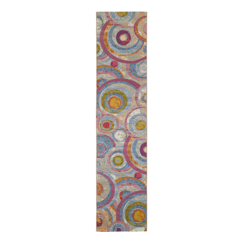 Keazia Indoor/Outdoor Area Rug, Runner 2'7" x 12'