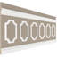 L 94 1/2 po (réglable de 36 à H 40 po) Ashford