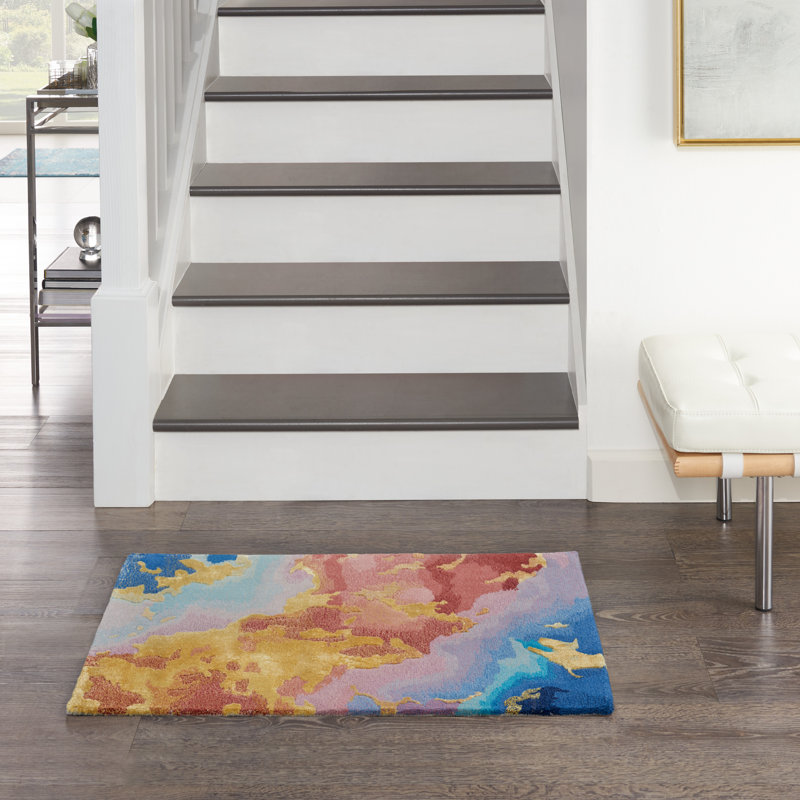 Abstract Indoor Rug, Rectangle 2' x 3'