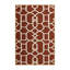Tapis brun treillis lavable à la machine-1580084538