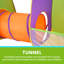 Tunnel de jeu 3 en 1 avec sac de transport pour tout-petits Fun Toss It