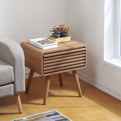 Bria End Table with Storage