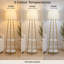Abdulahi 150cm H Gold Tripod Floor Lamp with 3 Shelves