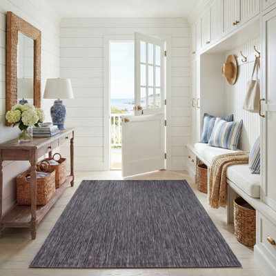 Tapis noir intérieur / extérieur Madyson