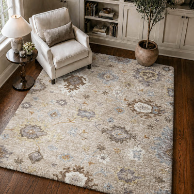 Tapis Oushak Dream Shag ADS753, lavable à la machine, de qualité supérieure