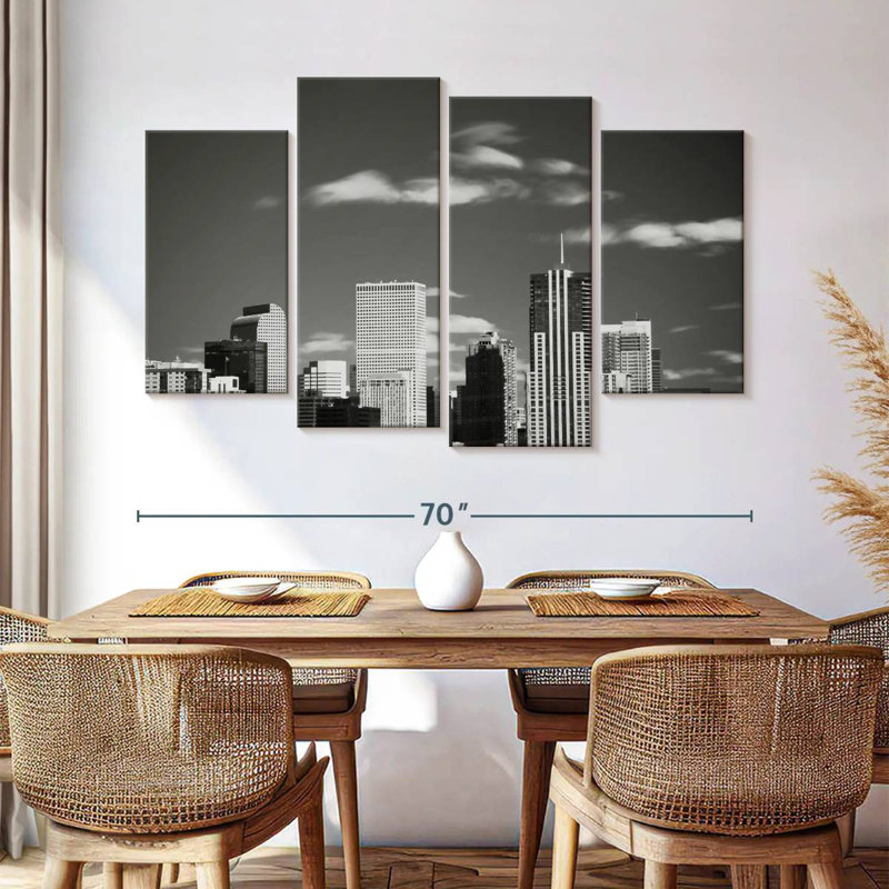Sireci BW Denver Skyscrapers, 42" H x 68" W