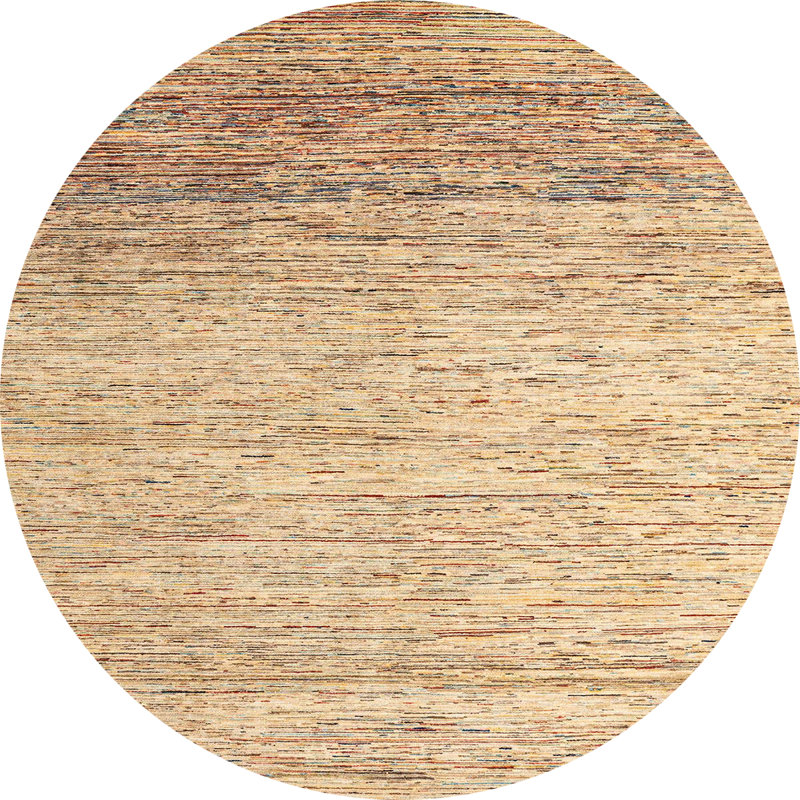 Abstract Indoor Rug, Round 7'