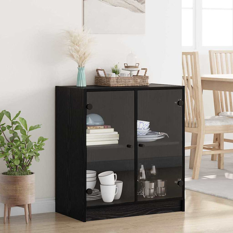 Sideboard Accent Chest, Black Oak