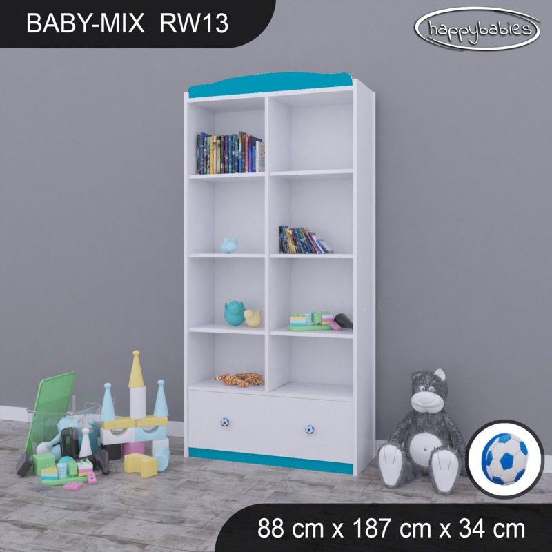Baby Mix 187cm H X 88cm W Kids Cube, Blue