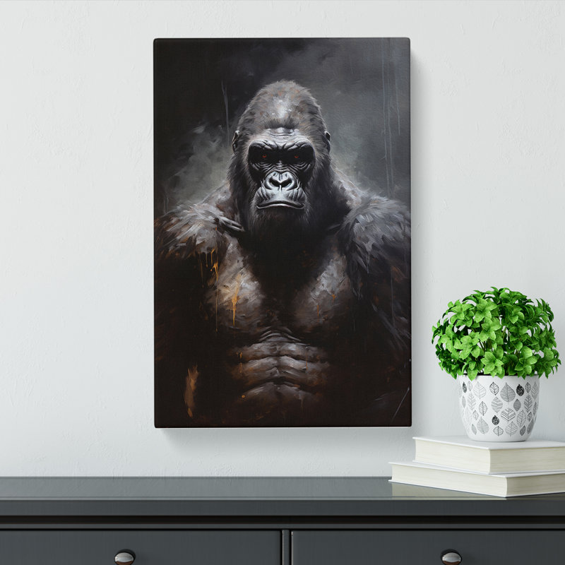 Gorilla Gothic - No Frame Art Prints - Wrapped Canvas, 60cm H x 40cm W x 3cm D