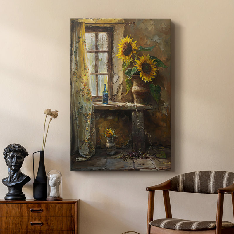 FLORAL Series DVIII - Gallery Cavas, H 18 po x l 12 po