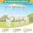 10x30 Pop up Canopy Tent with 8 Sidewalls, Waterproof Commercial Instant Shelter Tent-105358465