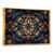 Toile avec cadre flottant or