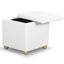 Becka Square Boucle Storage Ottoman-746436211