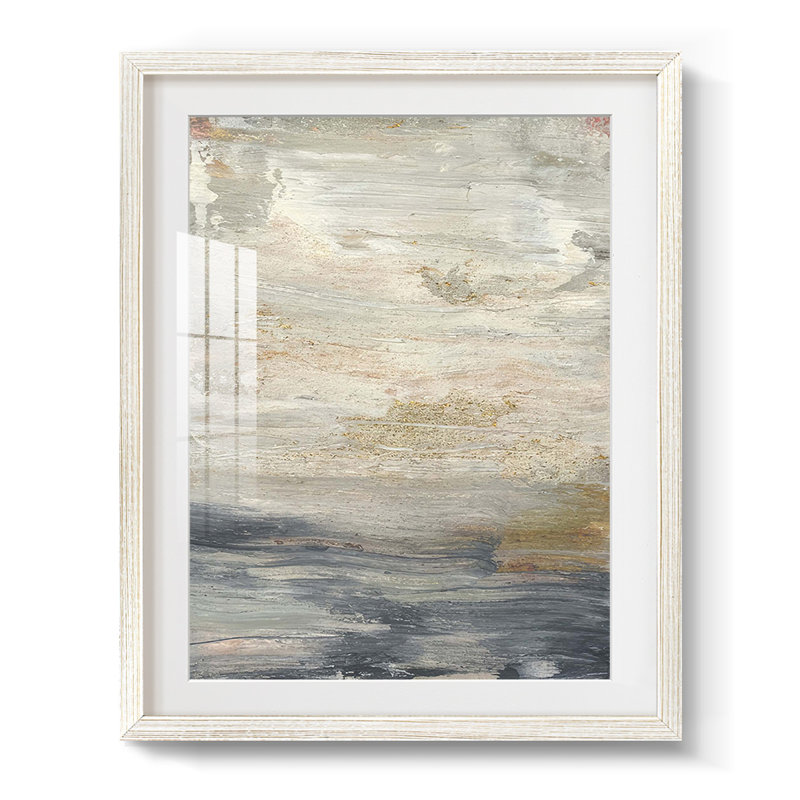 Serein I - impression encadrée, H 28,5 po x l 20,5 po, Blanc