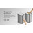 BinMax Silent Close Rectangular Silver Garbage Cans for Kitchen Stainless Steel 13 Gallon