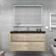 Ensemble de meuble-lavabo mural simple 48 po Lause Kody-1968332305