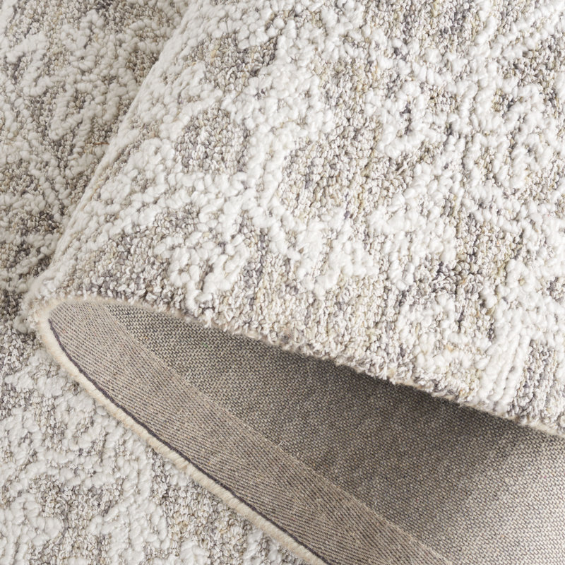 Mabil Hand Tufted Performance Oriental Rug, Rectangle 5' x 8'