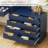 Makeup Vanity Desk with LED Lighted Mirror, 10 Drawers, Glass Door Display Cabinet, Built-In Power Outlet & USB Ports, Fluted Design Vanity Table with Solid Wood Legs, Blue-1526407276