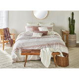 Tuscan Stripe Cotton Blend Comforter Set
