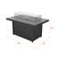 Aluminum Propane Gas Fire Pit Table-106450278