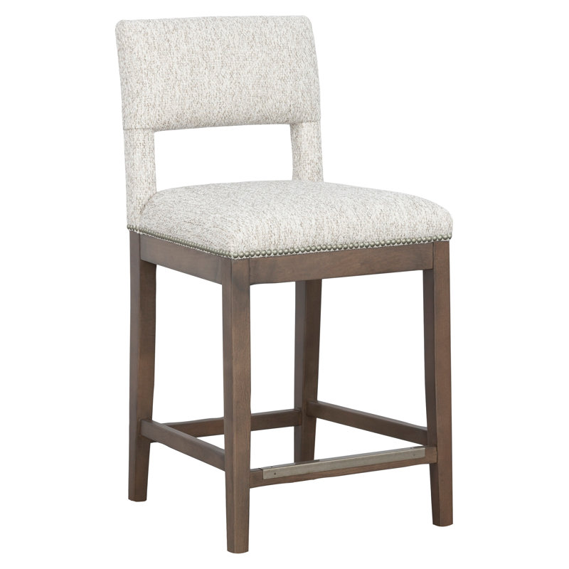 Tabouret de comptoir Arie, Amande chamois, À hauteur de comptoir, Vison 9953