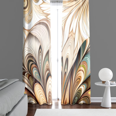 Aibileen Semi Sheer Curtain Panel Pair