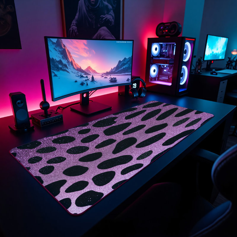 Polyester Desk Pad, 23.6x13.8