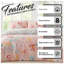 Cotton Blend Floral Duvet Cover with Pillowcases Included-1011775126