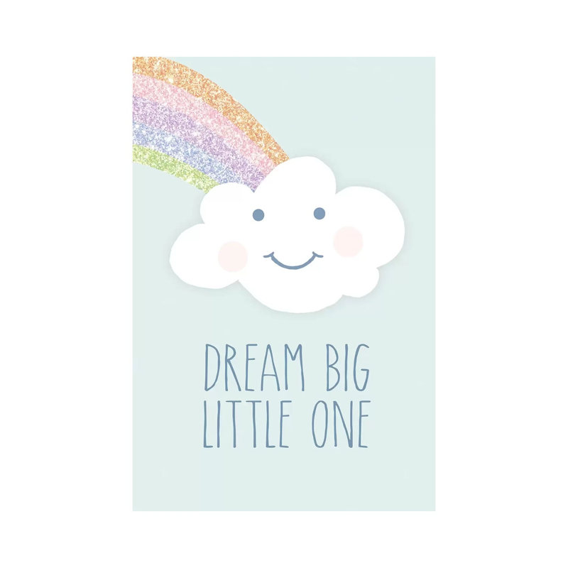 Dream Big Little One by Anna Quach - Wrapped Canvas Print, 101.60cm H x 66.04cm W