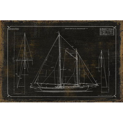 Old Drawing 20 - Wrapped Canvas Print