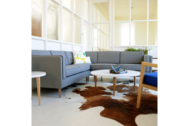 Unexpected accents and designs can bring a standard workspace to life.