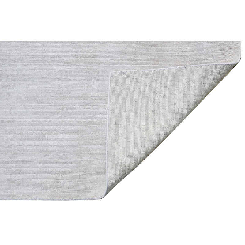 Silk Area Rug in Gray, Rectangle 10' x 14'