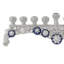Blue & White Charisma Menorah