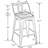 Divya Swivel Counter Stool with Metal Frame-670870542-567805241