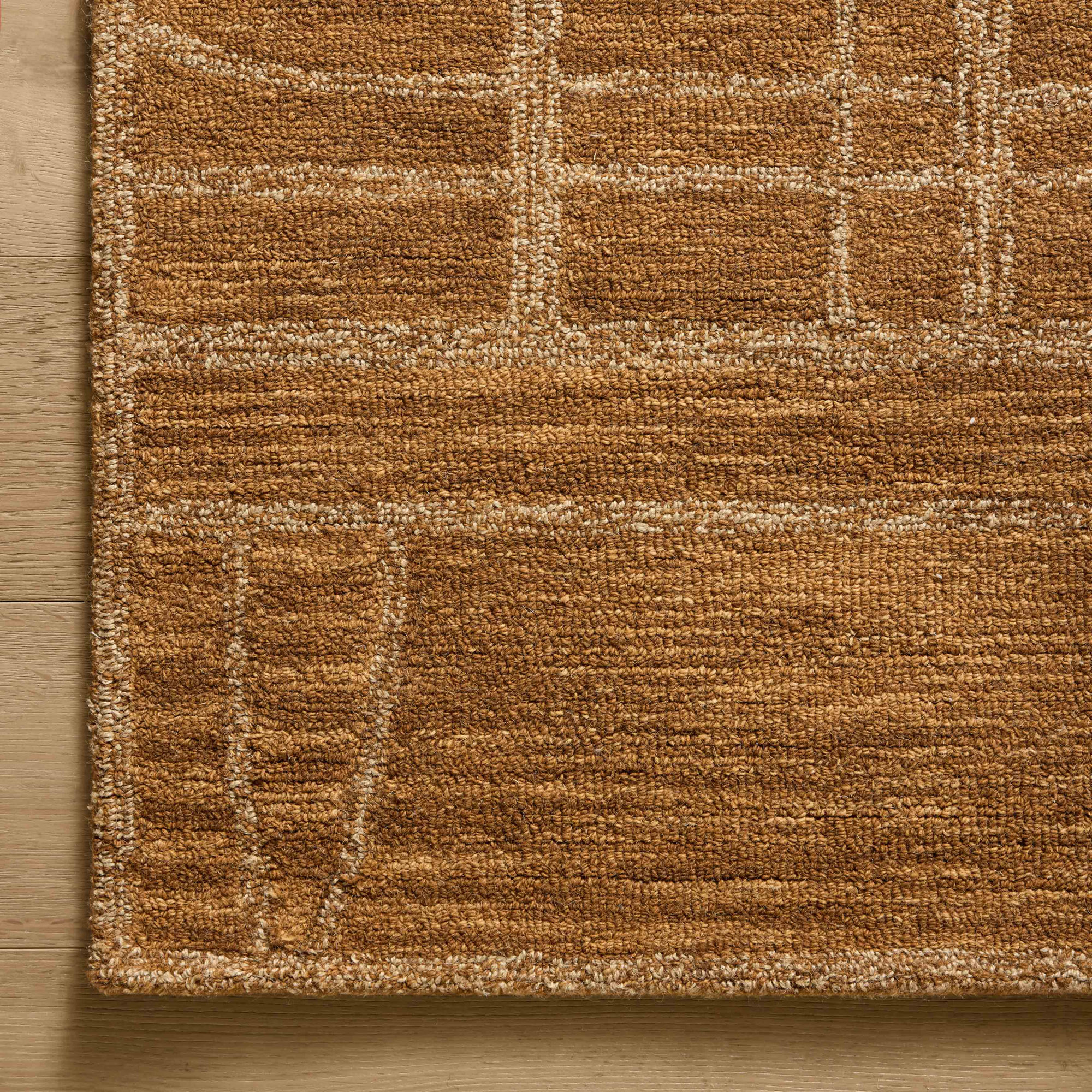 Jeremiah Brent x Loloi Barrow Clay / Natural Area Rug, Runner 2'3" x 9'9"